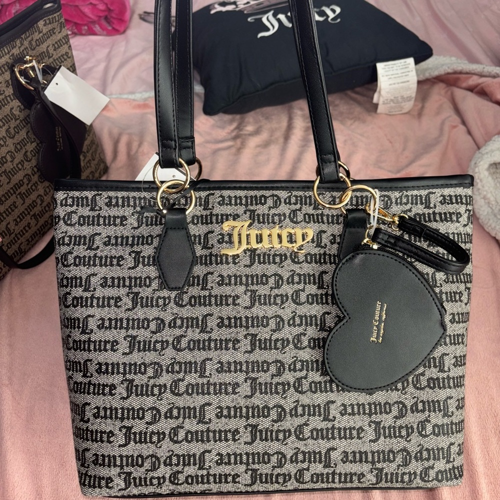 Juicy Couture Black Bestseller Medium Tote